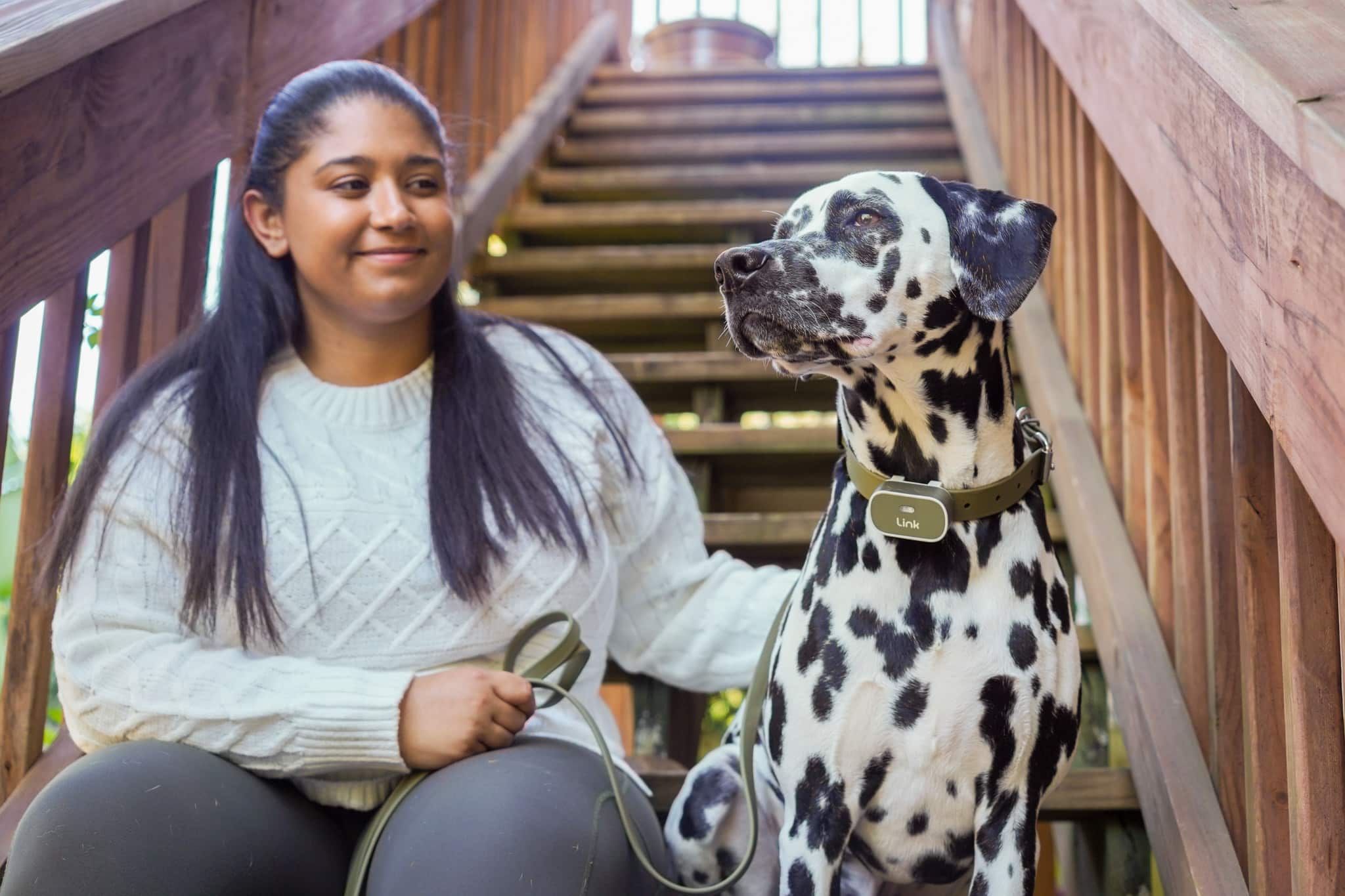 Jenn Conner with her dog